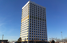 Photo of the Bank of the West Building location.