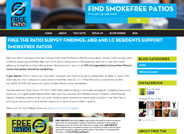 In an effort to decrease patrons’ and workers’ exposure to secondhand smoke on patios, the New Mexico Department of Health Tobacco Use Prevention and Control Program (TUPAC) launched a voluntary policy campaign in 2012 called Free The Patio in Albuquerque and Las Cruces, New Mexico’s two largest cities.