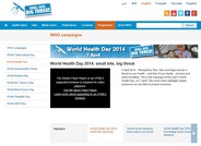 Mosquitoes, flies, ticks and bugs may be a threat to your health – and that of your family - at home and when travelling. This is the message of this year’s World Health Day.